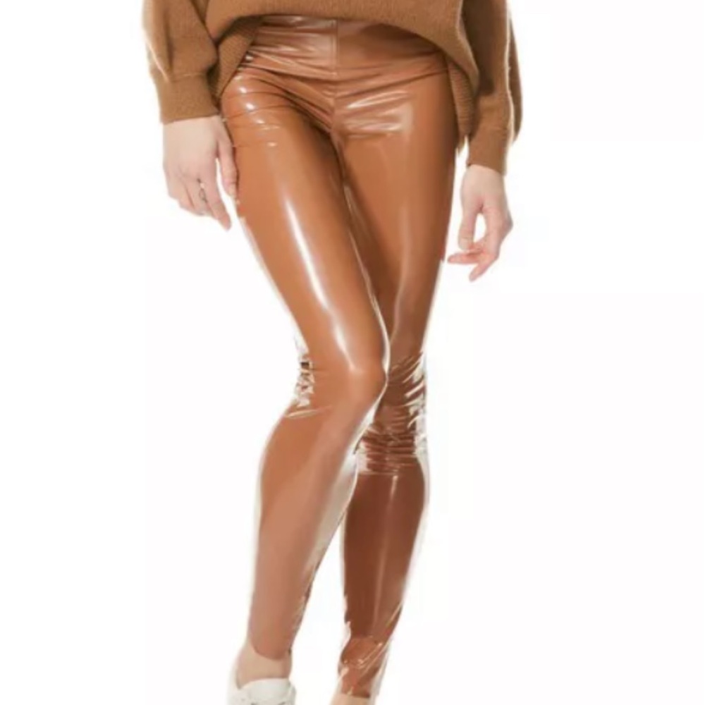 Alice and Olivia Patent leather leggings